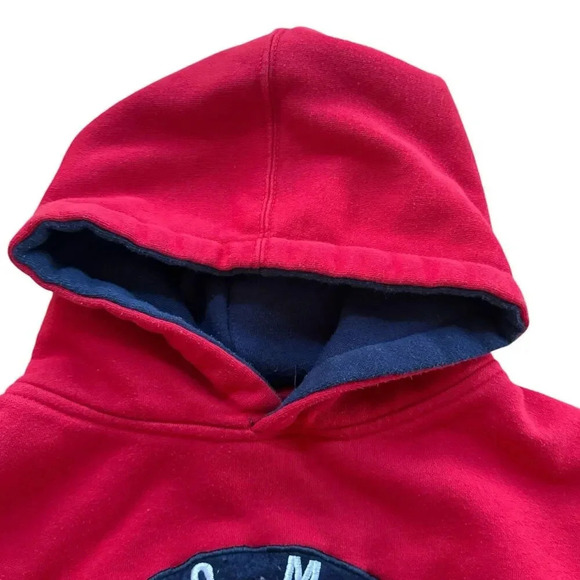 Thomas & Friends Toddler Boy Red Hoodie Embroidered Limited 2006 Size 5-6 - Picture 2 of 9